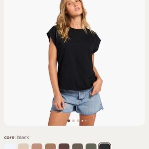 Nuuds black muscle tee xxl